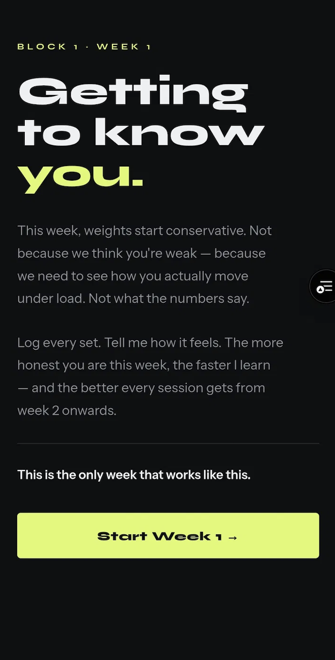 Forge week view